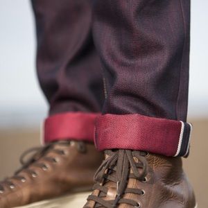 Japan Red Fire Raw Selvedge Denim Jeans